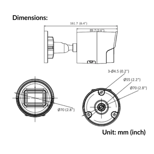 4MP AcuSense Fixed Bullet Network Camera | DS-2CD2043G2-I - Image 5