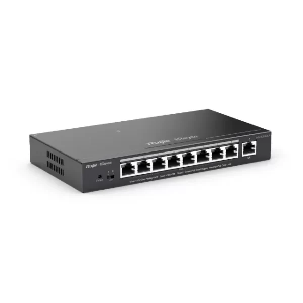 8-Ports Cloud Managed PoE Switch (Ruijie) | RG-ES209GC-P - Image 2