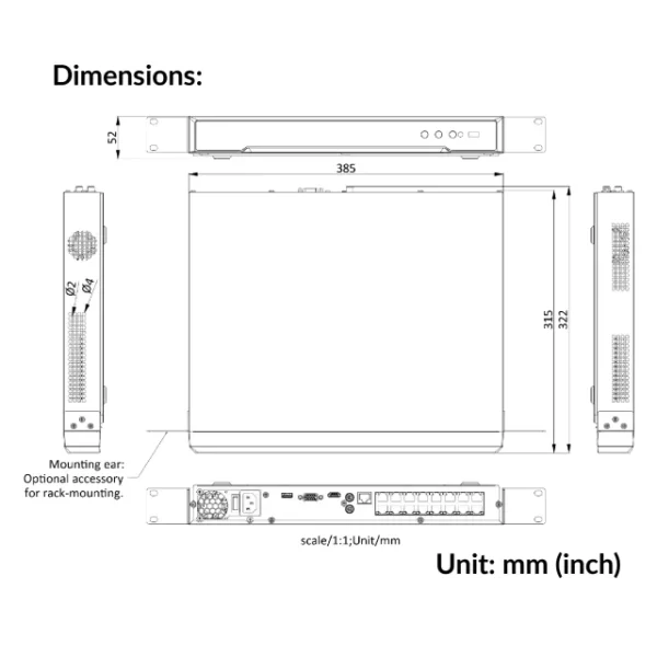 16 channel NVR | DS-7616NI-Q2/16P - Image 4