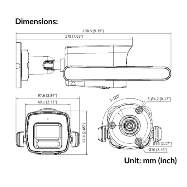 2MP Smart Hybrid Light 4G Fixed Bullet Network Camera | DS-2CD1023G2-LIDUF/4G/SL - Image 4