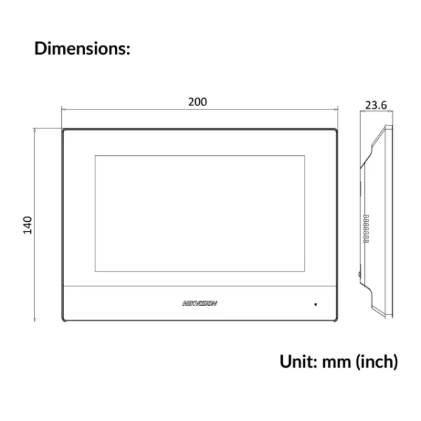 KH6 Series IP-Based Indoor Station | DS-KH6320-WTE1 - Image 6