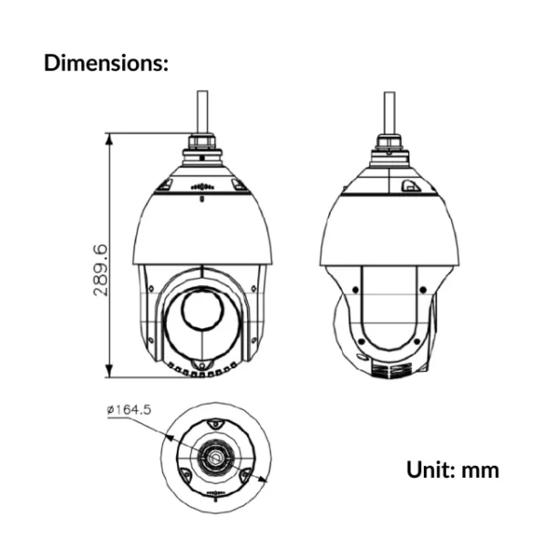 4-inch 2MP 25X IR Network Speed Dome | DS-2DE4225IW-DE (T5) - Image 5