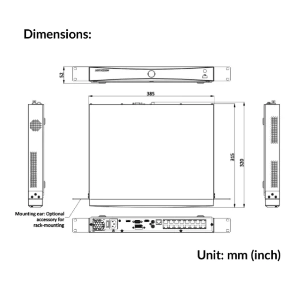 16-ch PoE 1U K Series AcuSense 4K NVR | DS-7616NXI-K2/16P - Image 5