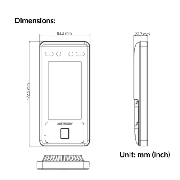 Value Series Face Access Terminal | DS-K1T341CM - Image 4