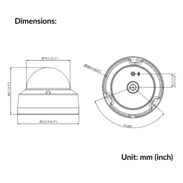 2MP WDR Fixed Dome Network Camera | DS-2CD2121G0-I(C) - Image 6