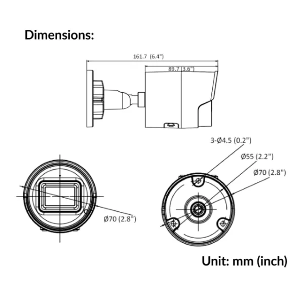 8MP AcuSense Fixed Bullet Network Camera | DS-2CD2083G2-I - Image 4