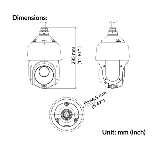 4-inch 2MP 15X IR Analog Speed Dome | DS-2AE4215TI-D - Image 5