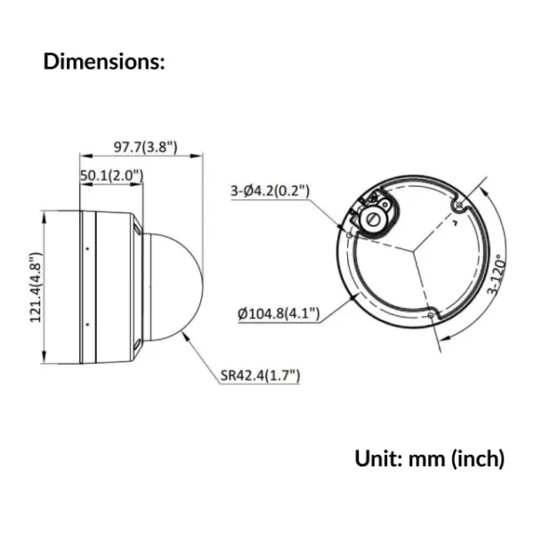 2MP Smart Hybrid Light Fixed Dome Network Camera | DS-2CD1123G2-LIU - Image 5