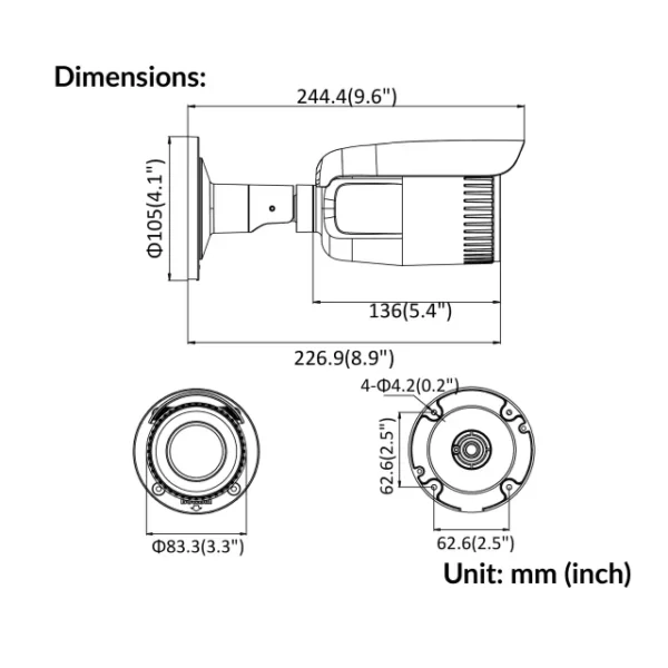 2MP Varifocal Bullet Network Camera | DS-2CD1623G0-IZ - Image 5