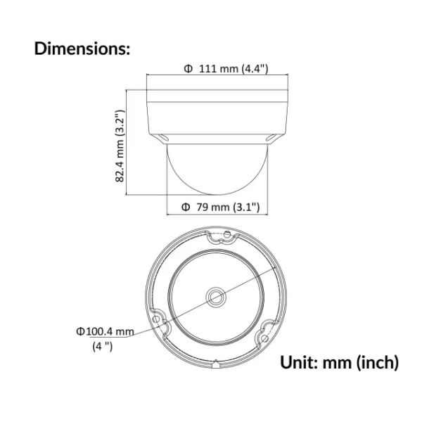 2MP Fixed Dome Network Camera | DS-2CD1123G0E-I(L) - Image 5