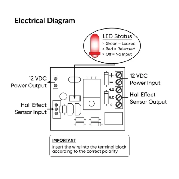 Ebelco 600lbs EM Lock | Ebelco-E600-LED(600lbs EM Lock) - Image 2