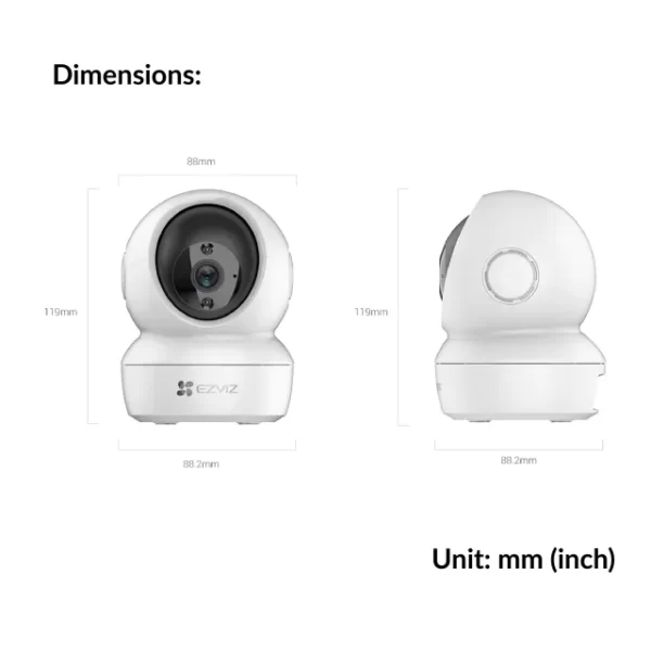 Pan & Tilt Smart Home Camera | H6c Pro 2K+ - Image 4